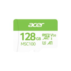 Acer MSC100 128GB microSD U3 V30 A1 Aksiyon Kamera & Güvenlik Kamerası Uyumlu