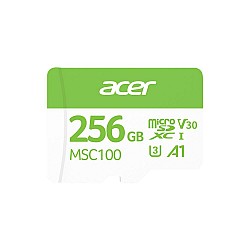 Acer MSC100 256GB microSD U3 V30 A1 Aksiyon Kamera & Güvenlik Kamerası Uyumlu