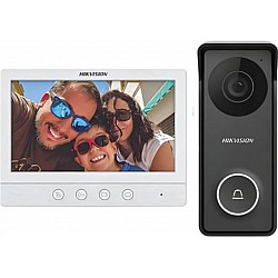 Hikvision DS-KIS213 7" 4 Tellli Analog Vİdeo İnterkom Kit