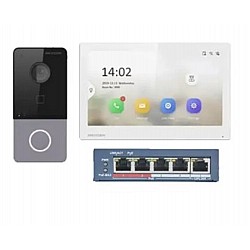 Hikvision DS-KIS213 7" 4 Tellli Analog Vİdeo İnterkom Kit