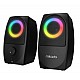 Mikado MD-90R 2.0 5W - 2 Siyah Bluetooth RGB 2.0 Gaming Speaker