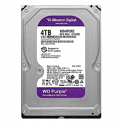Wd 4Tb 3.5 Purple WD44PURZ Sata3 5400RPM 128MB 7-24 Guvenlık Harddisk (Resmi Distribitör Ürünü)