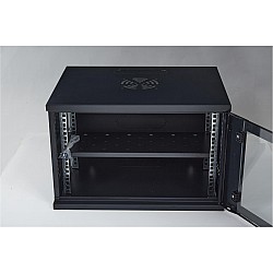 Racksan SE-6409S 9U Duvar Tipi Kabinet (450-530-400) Raf+Fan+Priz