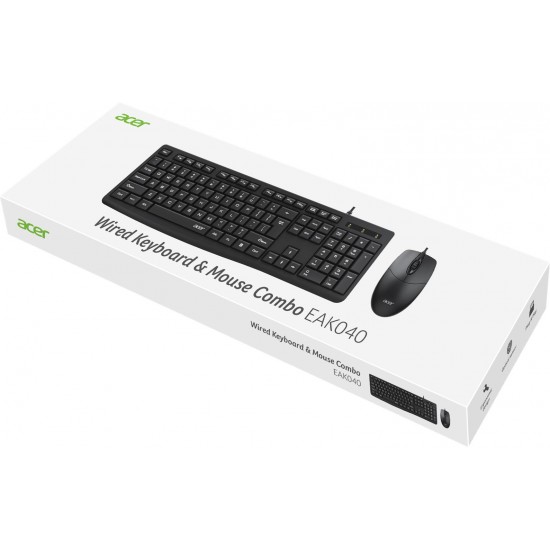 ACER EAK040 BKL Kablolu Klavye+ Mouse set