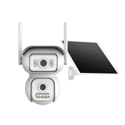 Joysee SW2 6Mp 2x2.8mm AOV Solar Wifi İki Kamera 4IR+4Led PTZ