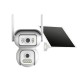 Joysee SW2 6Mp 2x2.8mm AOV Solar Wifi İki Kamera 4IR+4Led PTZ