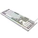 Everest KB-74 Beyaz-Gri USB Rainbow Aydınlatmalı Q Membrane