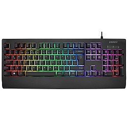 Everest KB-93 Siyah USB Rainbow Aydınlatmalı Q Membrane RGB