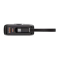 S-link G450 20000mAh PD45W+QC3.0 Dahili Kablolu Siyah LCD Taşınabilir Pil Şarj Cihazı Powerbank