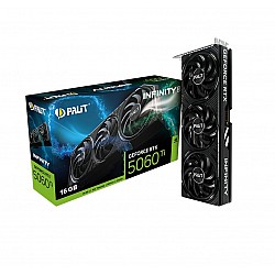 Palit GeForce RTX5060Ti Infinity 3 16GB 128Bit GDDR7 NE7506T019T1-GB2061S Ekran Kartı