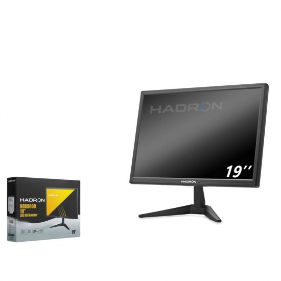 Hadron Hdx9000 19" Led HD Monitör HDMI + VGA 75HZ 1440X900 Panel Siyah