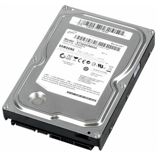 Seagate 500GB ST500DM005 BarraCuda SATA 3.0 7200 RPM 3.5" Harddisk (İthalat)