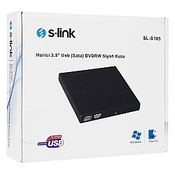 S-link SL-S105 Harici Usb (Sata) DVDRW Siyah Kutu