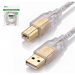 Feny FN-U3015 USB2.0 AM-BM Şeffaf 100 yüzde  Bakır Pri·nter Yazıcı Kablosu 1.5M