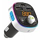 S-link SL-BT601 BT 5.3V Led Ekranlı TF, BT, USB 2 USB 2.4V Type C PD30W Hızlı Şarjlı Fm Transmitter