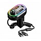 S-link SL-BT307 Çift USB 5V 3.1A-1A Led Işıklı Siyah 2 İn 1 C Port + İphone Bluetooth Fm Transmitter