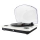 UMİE Bemol Beyaz Piano Kaplama 10W BT İN, BT OUT, RCA, USB Özellikli Nostaljik Pikap
