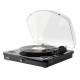 UMİE Bemol Siyah Piano Kaplama 10W BT İN, BT OUT, RCA, USB Özellikli Nostaljik Pikap