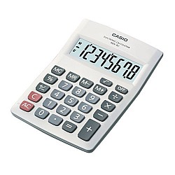 Casio MW-5V-WE 8 Hane Beyaz Masa Üstü Hesap Makinesi