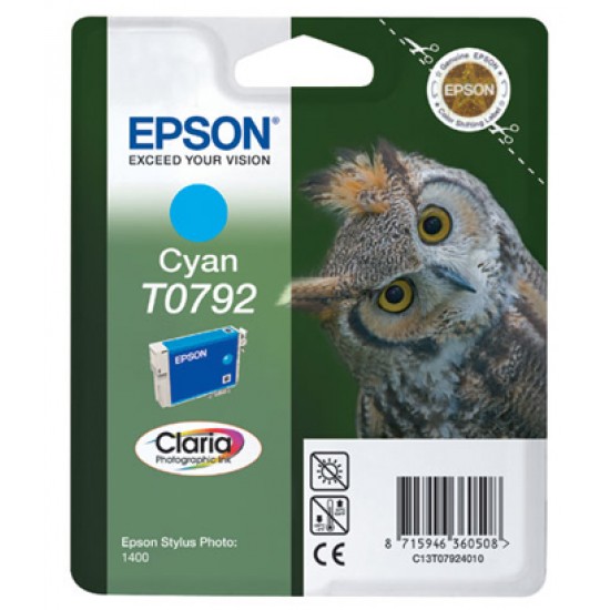 Epson 1400-P50 Cyan Mavi Mürekkep Kartuş T07924020