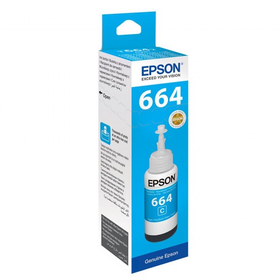 Epson T6642 Cyan Mavi Şişe Mürekkep T66424A