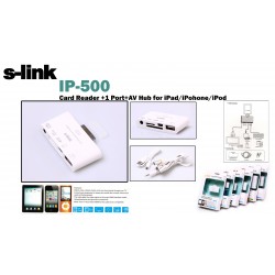 S-link IP-500 ipod-iphone-ipad 5in1 av+Kamera Kablosu