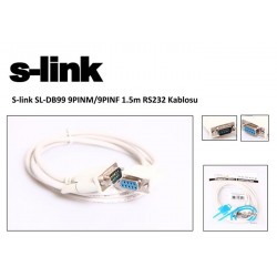 S-link SL-DB99 rs232 Dişi To Erkek Kablo 1,5mt