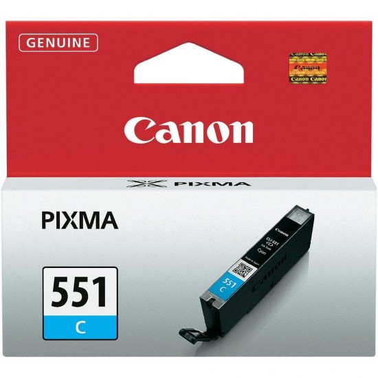Canon CLI-551C Cyan Mavi Mürekkep Kartuş IP7250 MX925 Canon CLI-551C Cyan Mavi Mürekkep Kartuş IP7250 MX925