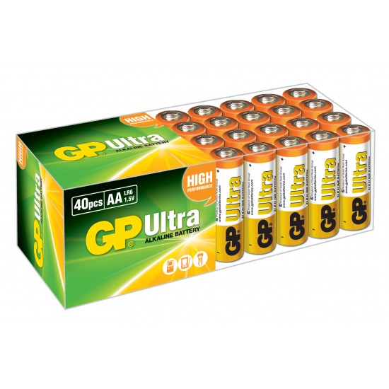 GP G-Tech LR6 AA Boy Ultra Alkalin Kalem Pil 40'lı Paket GP15AU-2B40