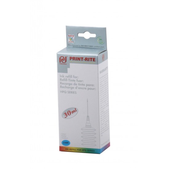 Print-Rite Hp Üniversal Dye Mavi Mürekkep 30ml