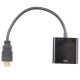 Vcom CG591-B-0.15 Siyah Hdmi Erkek To Vga Dişi Dönüştürücü Vcom CG591-B-0.15 Siyah Hdmi Erkek To Vga Dişi Dönüştürücü