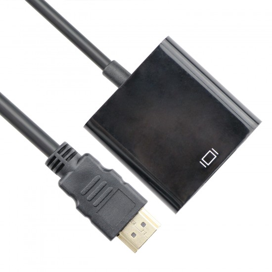 Vcom CG591-B-0.15 Siyah Hdmi Erkek To Vga Dişi Dönüştürücü Vcom CG591-B-0.15 Siyah Hdmi Erkek To Vga Dişi Dönüştürücü
