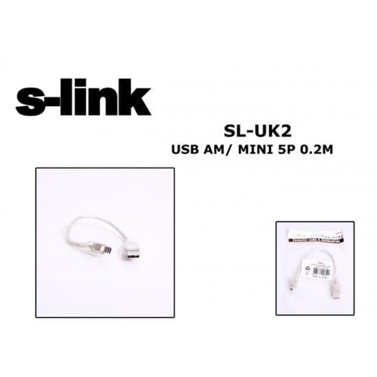 S-link SL-UK2 Mini 5p To 0.20mt Usb Kamera Kablosu