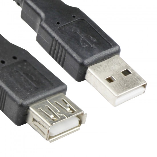 Vcom CU202-B-5.0 Siyah 5.0MT Usb 2.0 Uzatma Kablosu