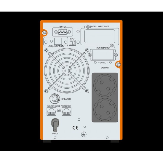 Makelsan Powerback SE Serisi 1 kVA Online 1F-1F 2-9Ah Akü