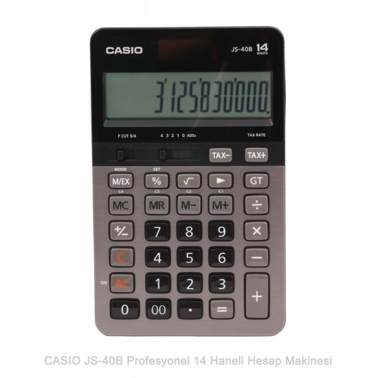 Casio JS-40B Profesyonel 14 Hane Masa Üstü Hesap Makinesi