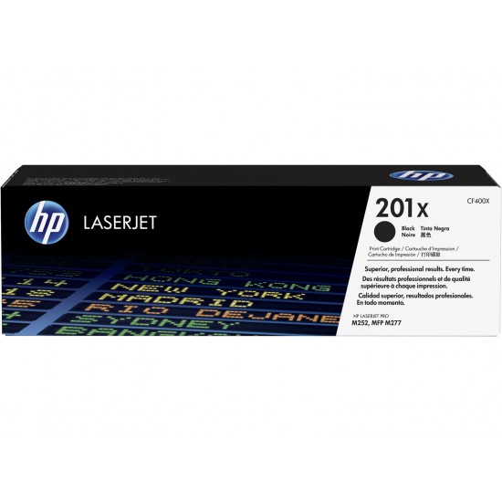 HP 201X Black Siyah Yüksek Kapasite 2.800 Sayfa Toner CF400X