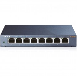 Tp-Link TL-SG108 8 Port 10-100-1000 Mbps Switch Çelik Kasa