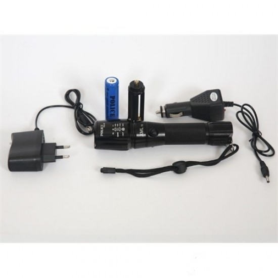 Polıce PS-46 CREE T6 LEDLİ ŞARJLI El Feneri Polıce PS-46 CREE T6 LEDLİ ŞARJLI El Feneri