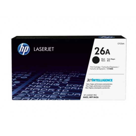 HP 26A Black Siyah 3.100 Sayfa Toner CF226A