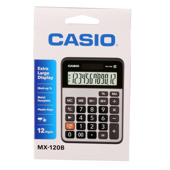 Casio MX-120B 12 Hane Masa Üstü Hesap Makinesi