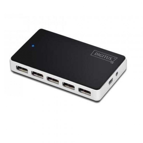 Digitus DA-70229 10 PORT 2.0 SİYAH USB ÇOKLAYICI