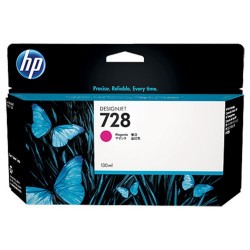 HP 728 Magenta Kırmızı 130ML Plotter Kartuşu F9J66A