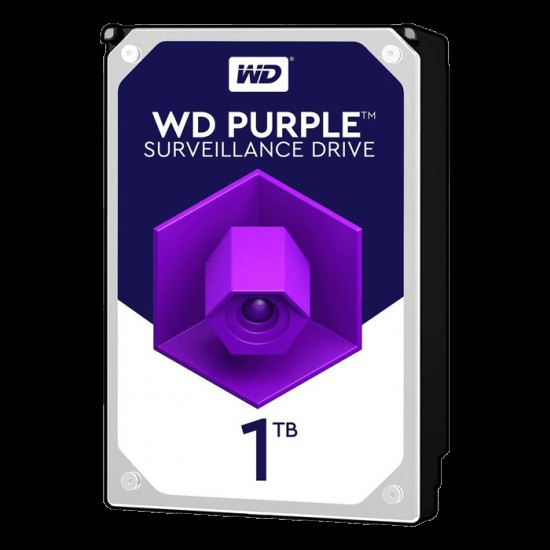 Wd 1Tb Purple 3,5" 64Mb 5400Rpm Wd10Purz Harddisk (Resmi Distribitör Ürünü)