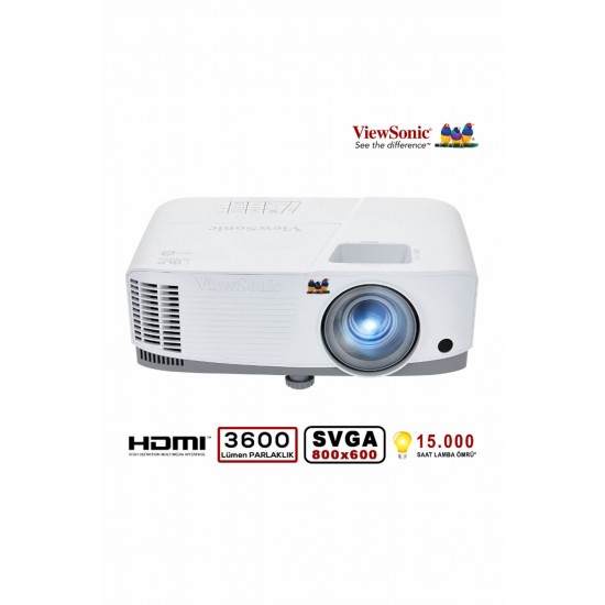 Viewsonic PA503S 3800 Ansilümen 800x600 SVGA 3D DLP Projeksiyon Cihazı