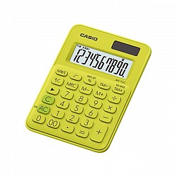 Casio MS-7UC-YG 10 Hane Limon Sarı Masa Üstü Hesap Makinesi