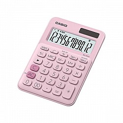 Casio MS-20UC-PK 12 Hane Açık Pembe Masa Üstü Hesap Makinesi