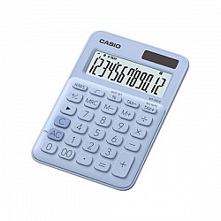 Casio MS-20UC-LB 12 Hane Açık Mavi Masa Üstü Hesap Makinesi