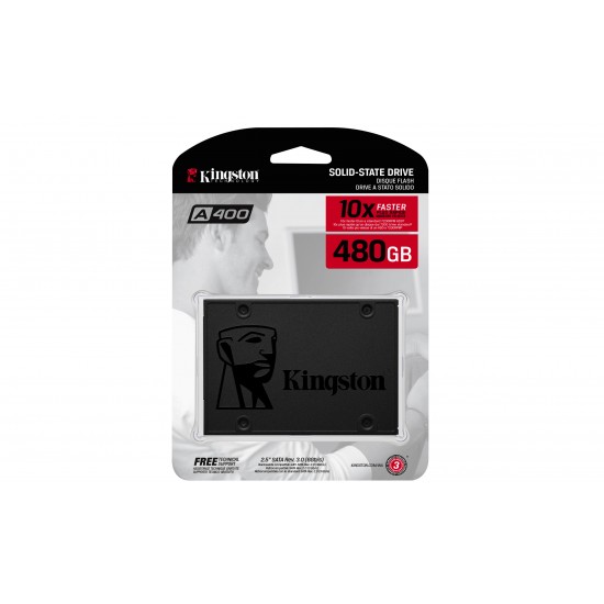 Kingston 480Gb Ssdnow A400  2.5" Sata3 Ssd 500-450 (SA400S37-480) Harddisk