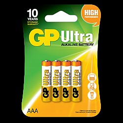 Gp LR03 AAA Boy Ultra Alkalin İnce Kalem Pil 4'lü Paket GP24AUMB-U4